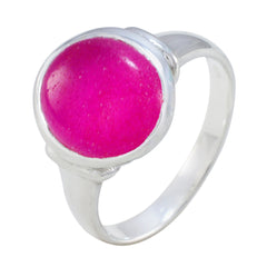 Hanna Contemporary Red Solitaire Ring