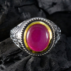 Lorena Filigree Red Solitaire Ring