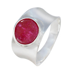 Emily Armor Red Solitaire Band