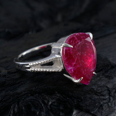 Liyana Luxurious Red Solitaire Ring