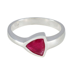 Renata Heritage Red Solitaire Ring Indian Ruby Red