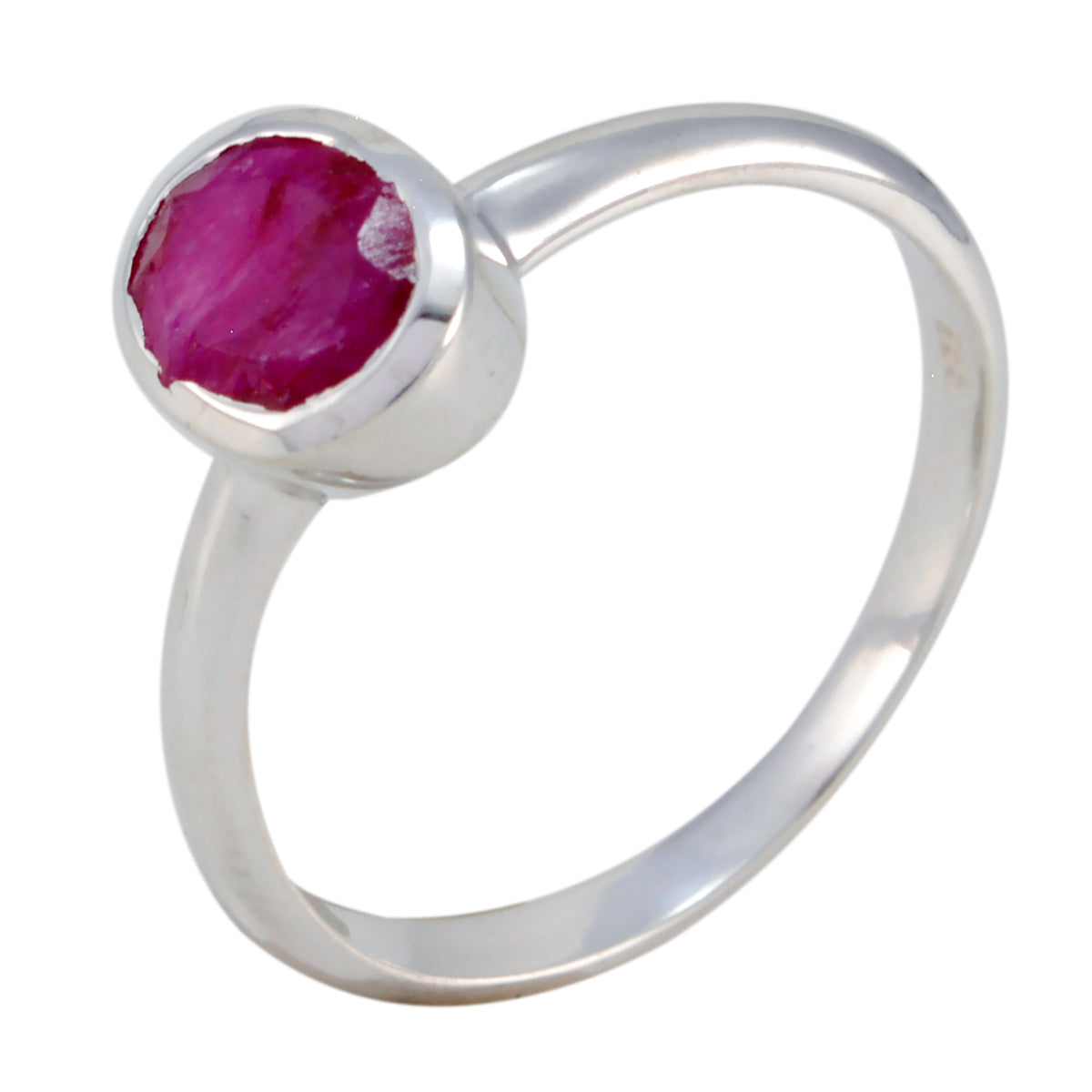 Bella Sophisticated Red Solitaire Ring