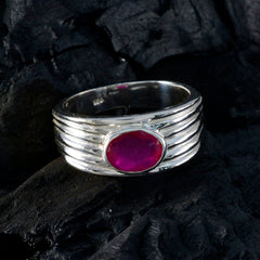 Aaliyah valentine Red Solitaire Ring