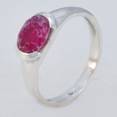 Eun-ji Contemporary Red Solitaire Ring