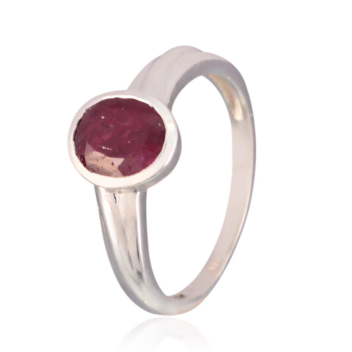 Kristine Traditional Red Solitaire Ring