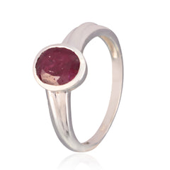 Kristine Traditional Red Solitaire Ring
