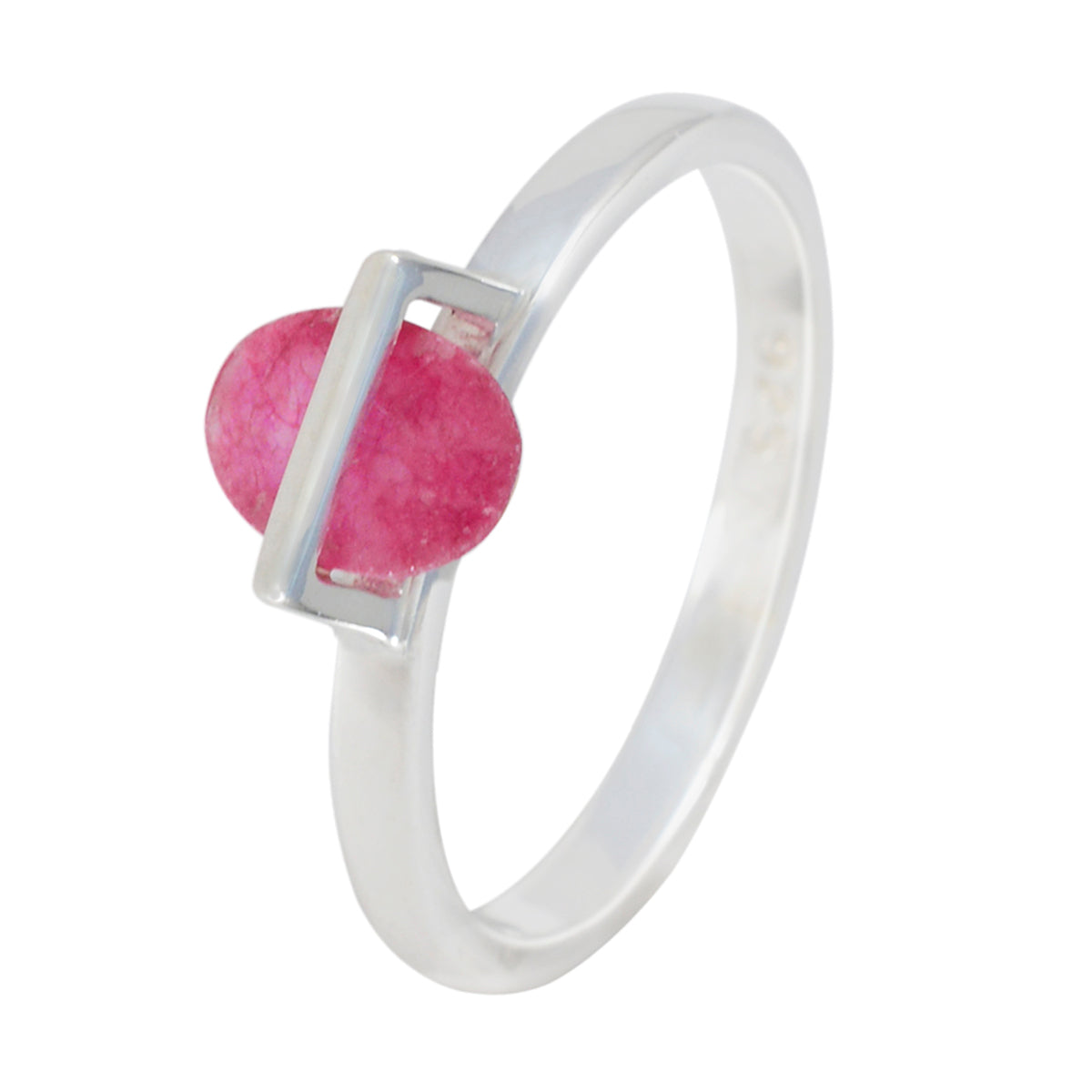 Haruka Graceful Red Solitaire Ring