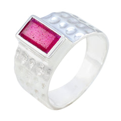 Dayana Signet Red Solitaire Ring