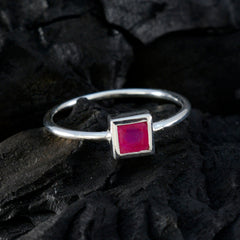 Priya Trendy Red Solitaire Ring