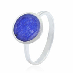 Nisa Fairytale Blue Solitaire Ring