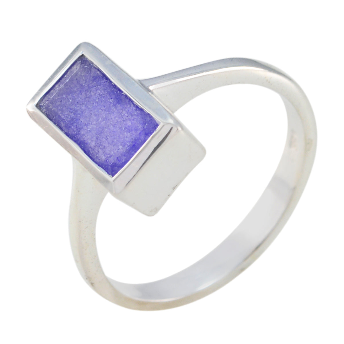 Sofía Contemporary Blue Solitaire Ring