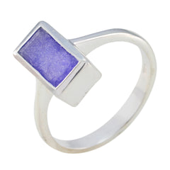 Sofía Contemporary Blue Solitaire Ring