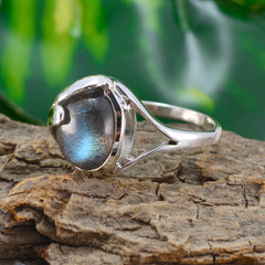 Amanda Traditional Grey Solitaire Ring