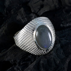 Dayana engravings Grey Solitaire Ring