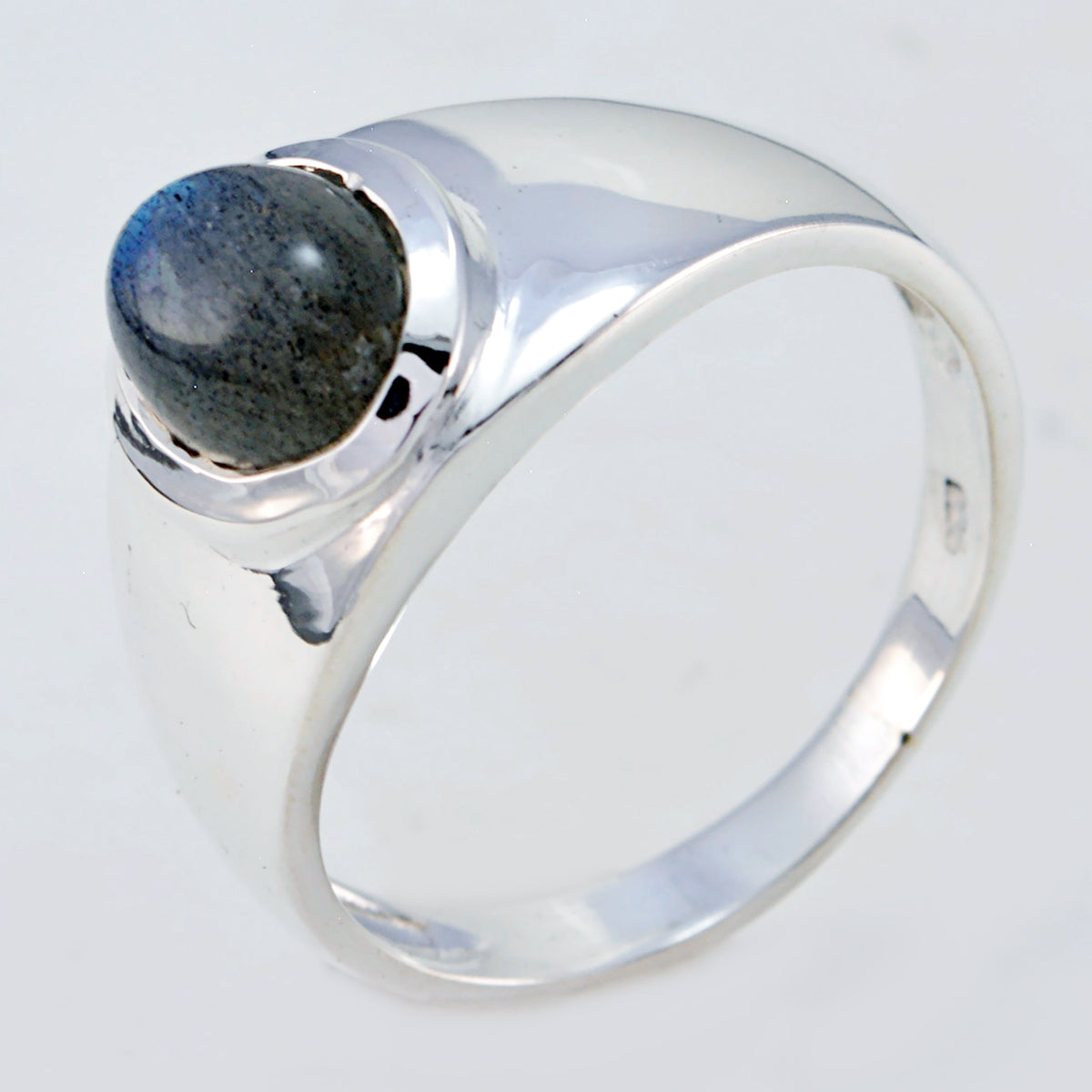 Araya Ethnic Grey Solitaire Ring
