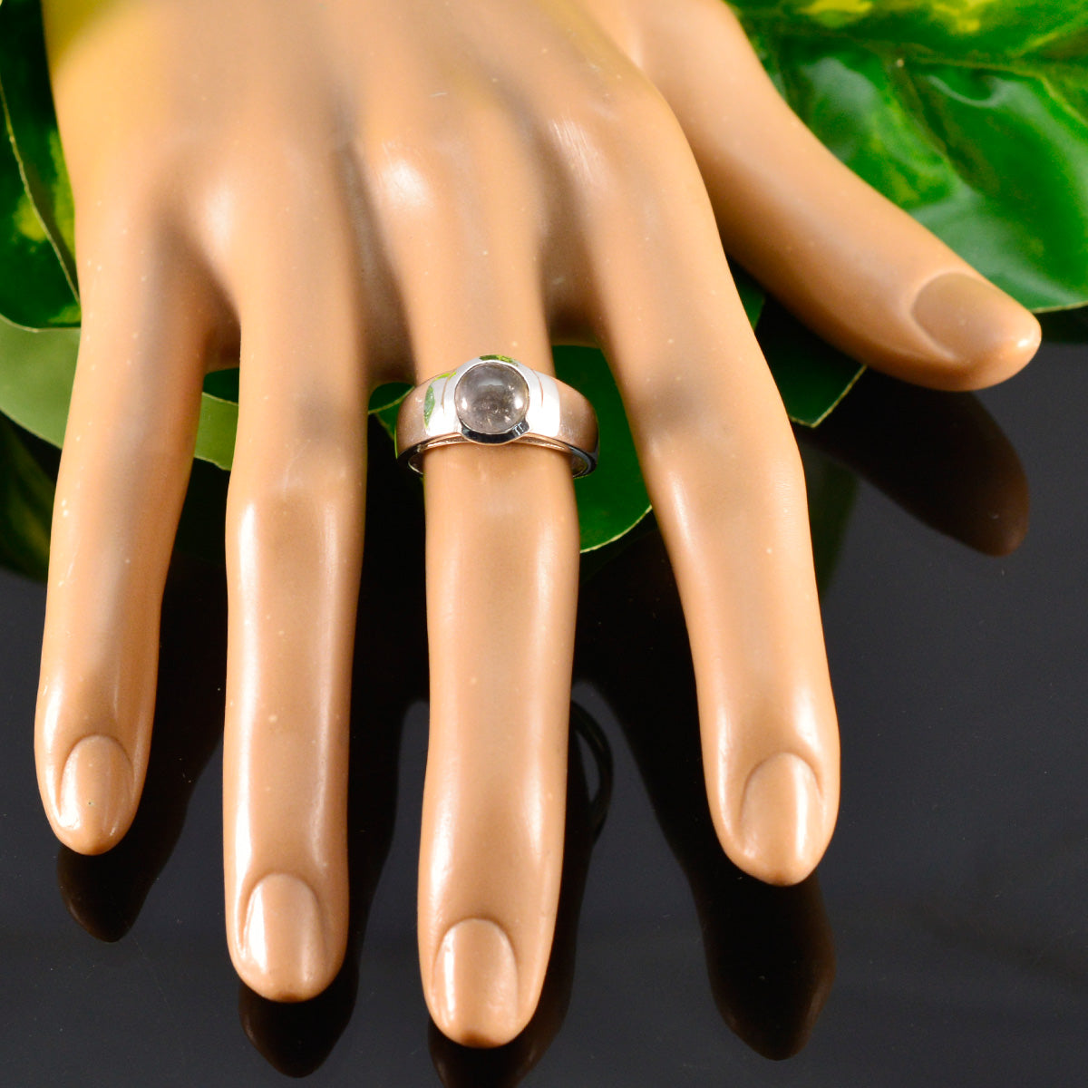 Penelope Graceful Yellow Solitaire Ring