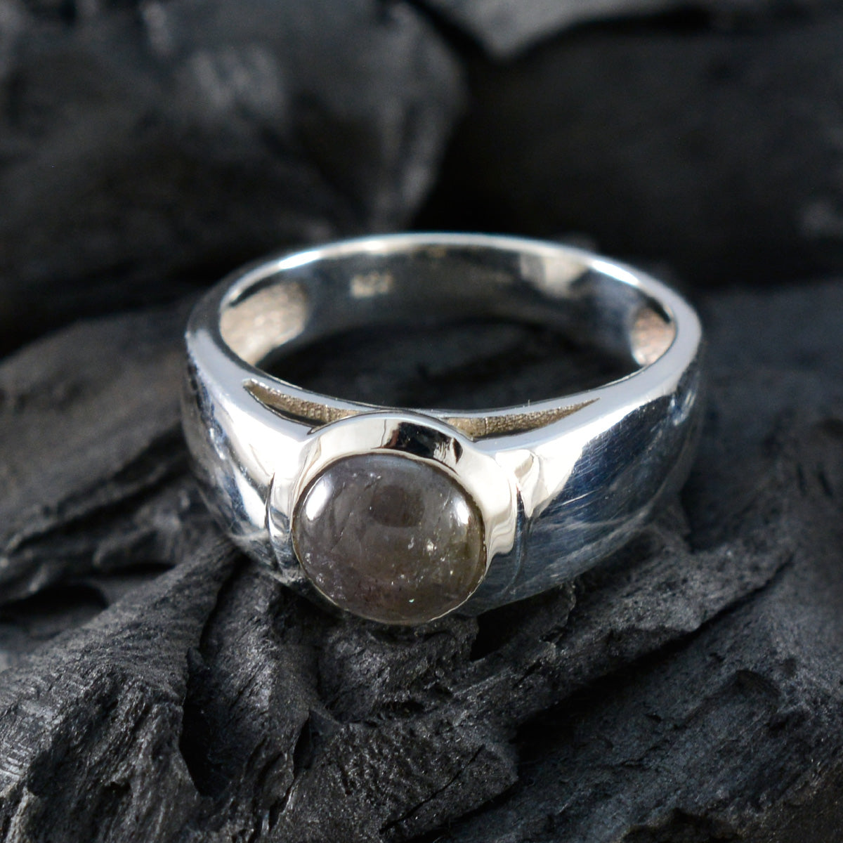 Penelope Graceful Yellow Solitaire Ring