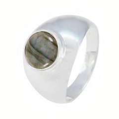 Ayesha Graceful Grey Solitaire Ring