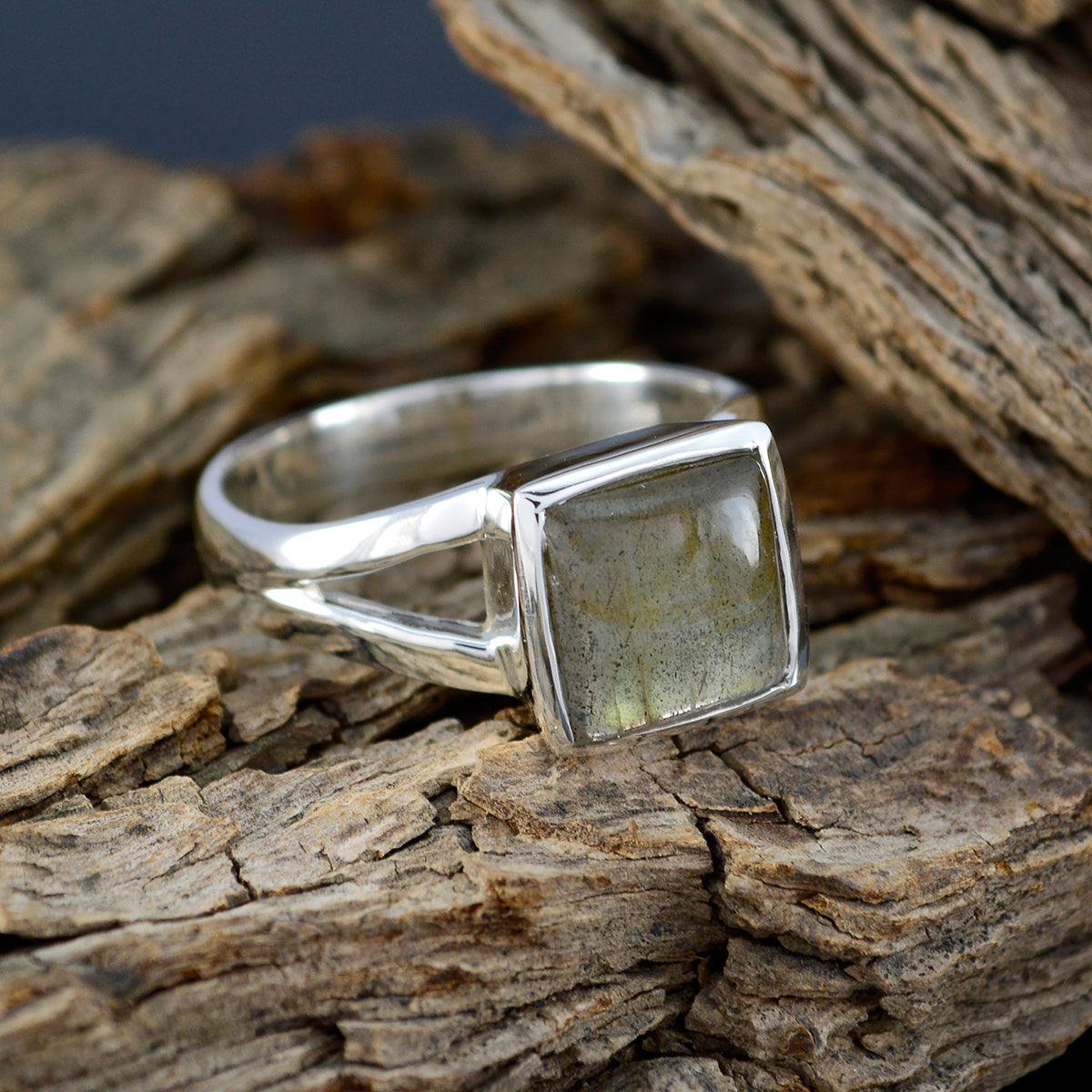 Dayana Armor Grey Solitaire Ring