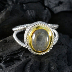 Eva Rope-Wire Grey Solitaire Ring