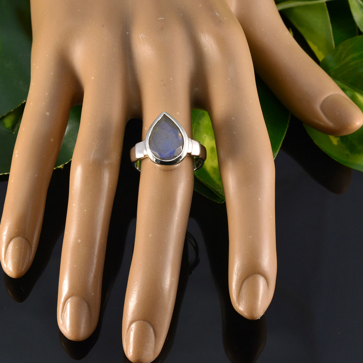 Scarlett Engagement Grey Solitaire Ring