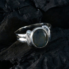 Liyana Abstract Grey Solitaire Ring