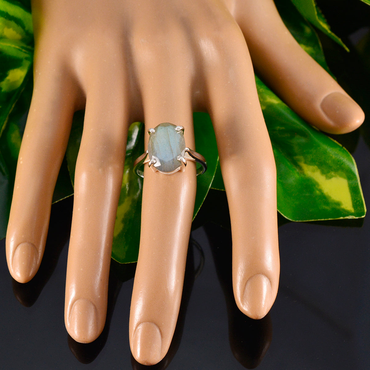 Penelope Artisan Grey Solitaire Ring