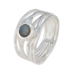 Lily Rope-Wire Grey Solitaire Band