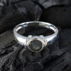 Nisa Contemporary Grey Solitaire Ring