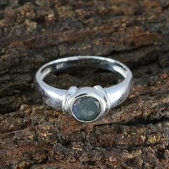 Nisa Contemporary Grey Solitaire Ring
