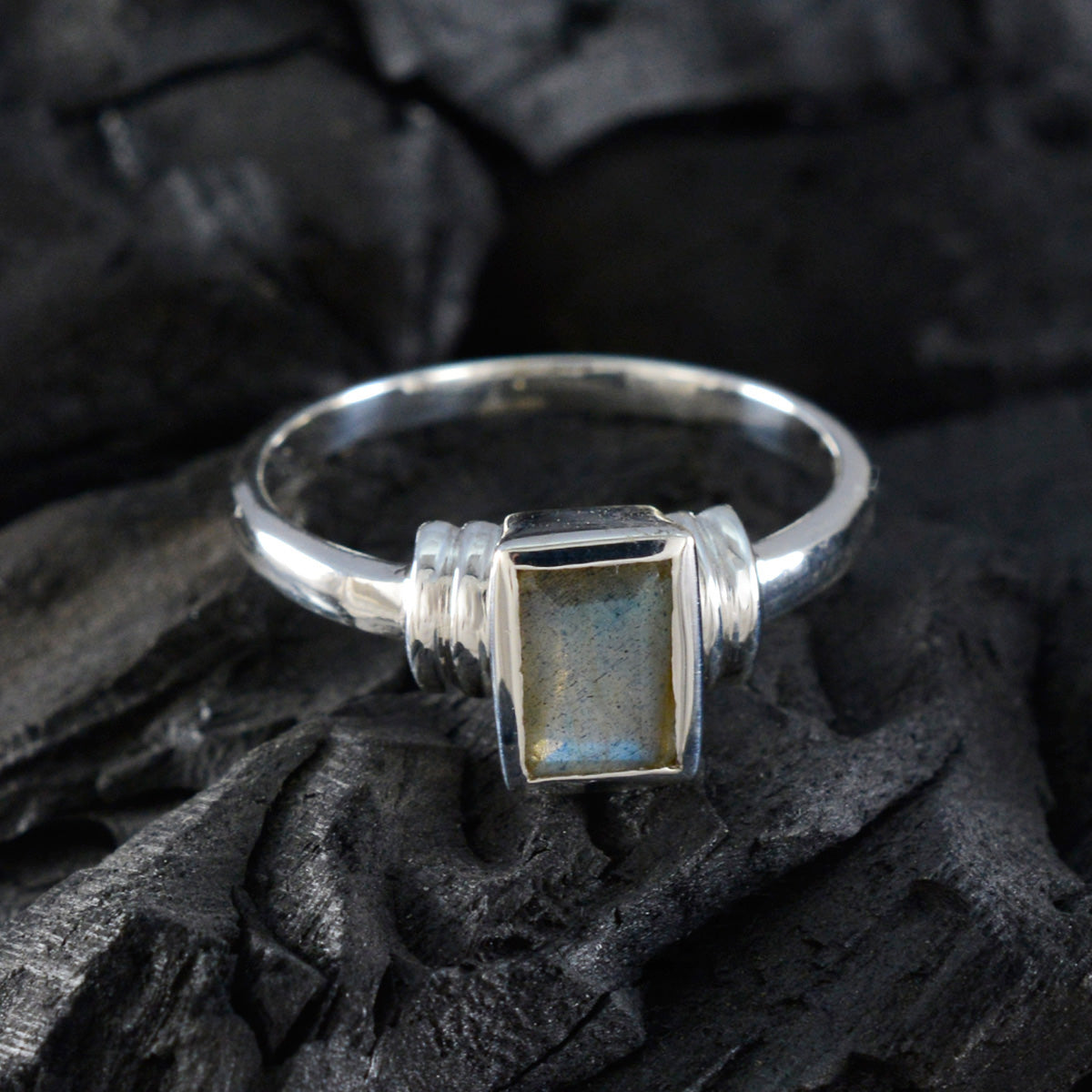 Victoria Fairytale Grey Solitaire Ring