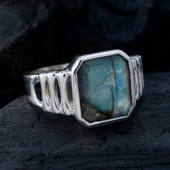 Autumn Signet Grey Solitaire Ring