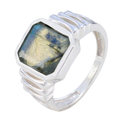 Autumn Signet Grey Solitaire Ring