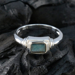 Clara Artisan Grey Solitaire Ring