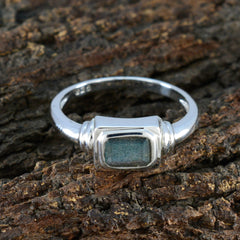 Clara Artisan Grey Solitaire Ring