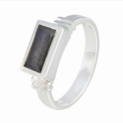 Isabel Romantic Grey Solitaire Ring
