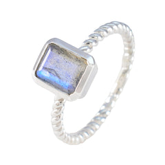 Aisha Abstract Grey Solitaire Ring