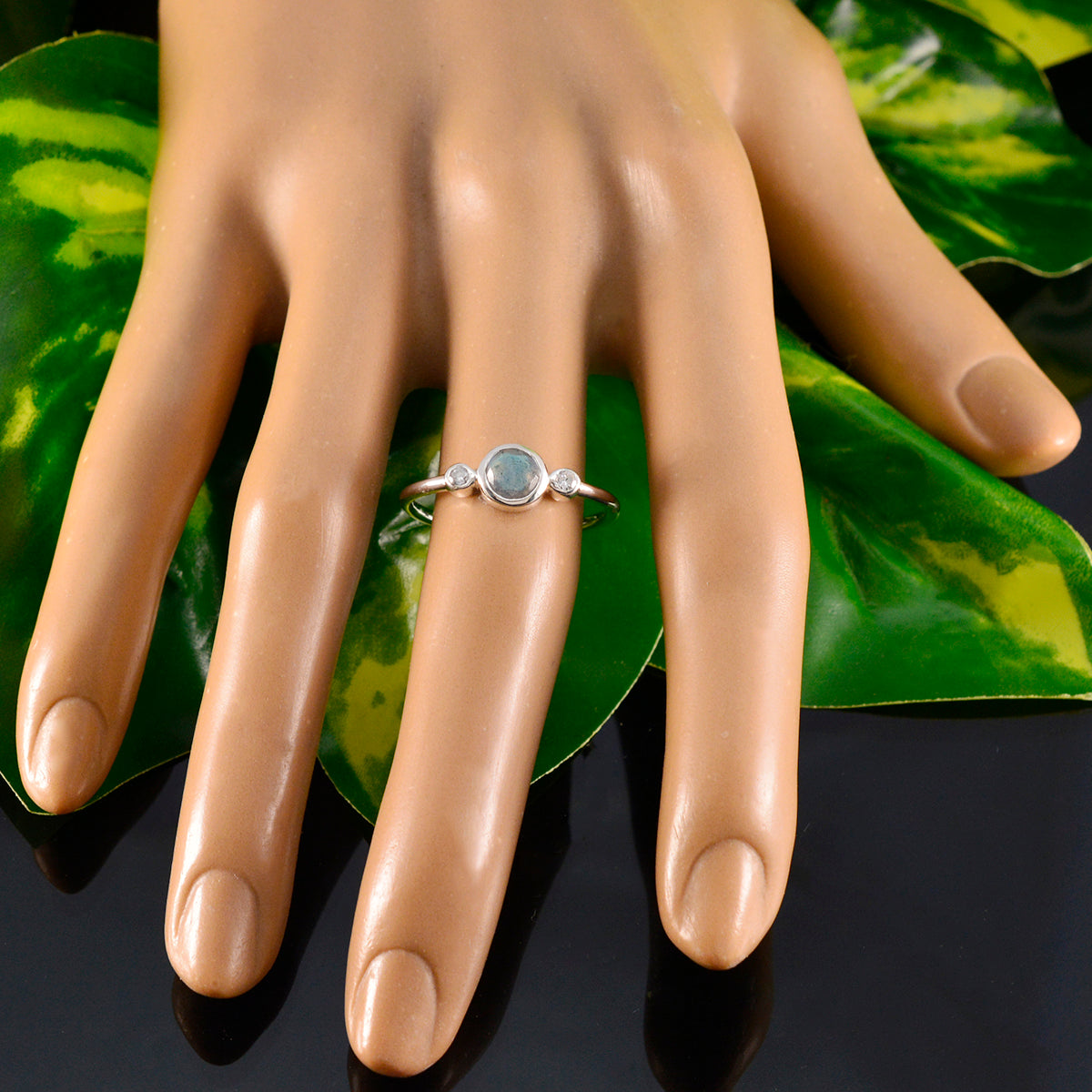 Addison Romantic Grey Trilogy Ring
