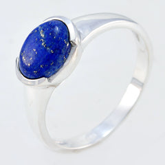 Meera Abstract Blue Solitaire Ring