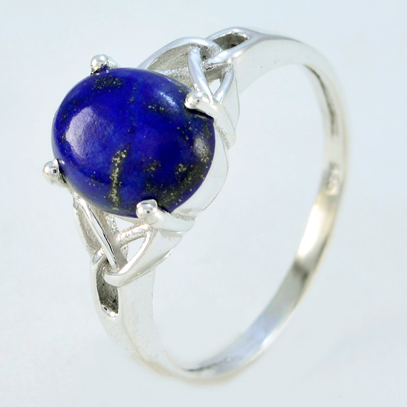 Lea Boho Blue Solitaire Ring
