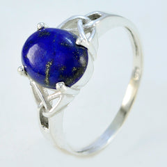 Lea Boho Blue Solitaire Ring