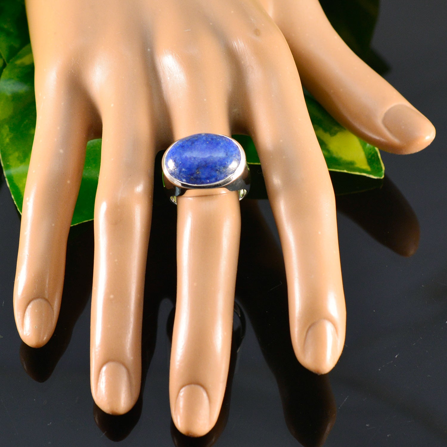Savannah Boho Blue Solitaire Ring