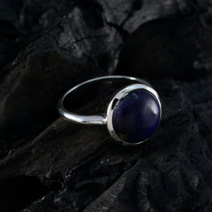 Antonia Trendy Blue Solitaire Ring