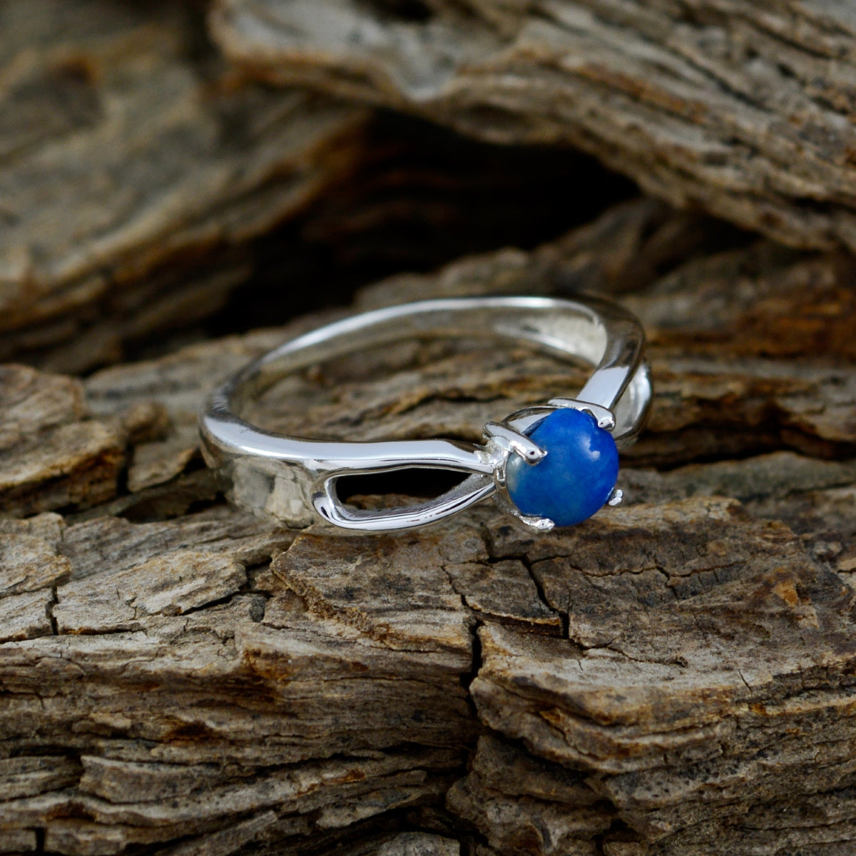Ayaka Fairytale Blue Solitaire Ring