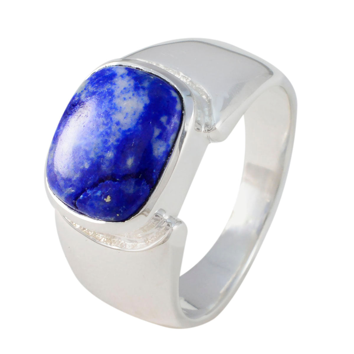 Florencia Contemporary Blue Solitaire Ring