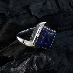 Addison Abstract Blue Solitaire Ring