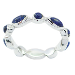 Natcha Eternity Blue multiple Band Lapis Lazuli Blue
