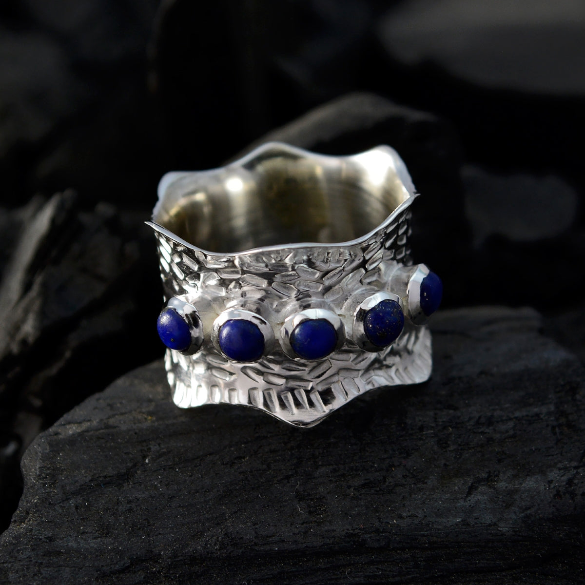 Audrey Vintage Blue Penta Band
