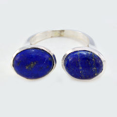 Lucy Abstract Blue Toi et Moi Ring