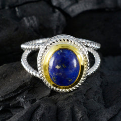 Ivana Rope-Wire Blue Solitaire Ring